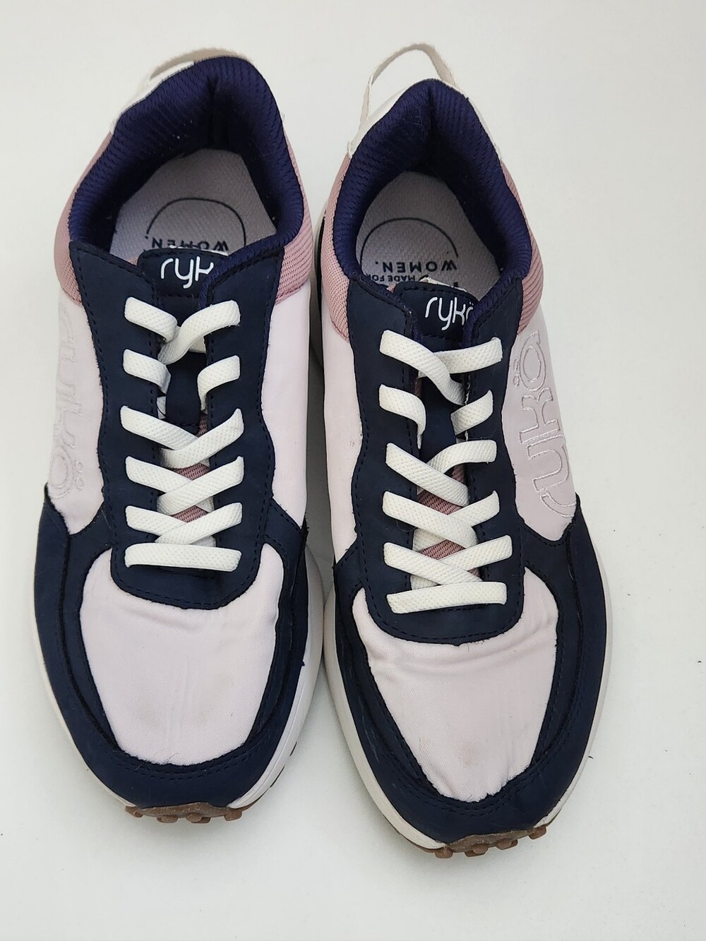 Rykä Jog On Navy Pink Retro Lightweight Sneakers Size 7.5W